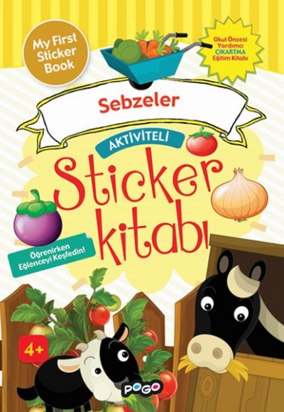Aktiviteli Sticker Sebzeler Aktiviteli Sticker Sebzeler