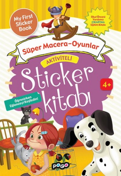 Aktiviteli Sticker Süper Macera - Oyunlar Aktiviteli Sticker Süper Macera - Oyunlar