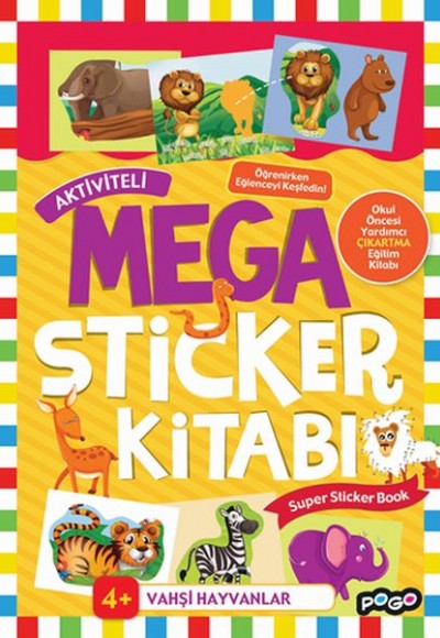 Mega Sticker Vahşi Hayvanlar Mega Sticker Vahşi Hayvanlar