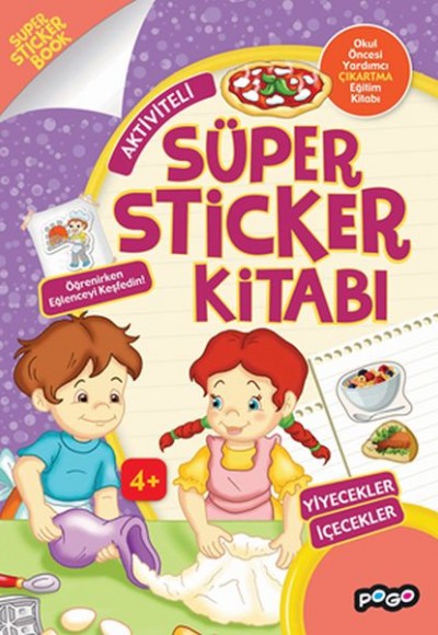Süper Sticker Yiyecekler İçecekler Süper Sticker Yiyecekler İçecekler