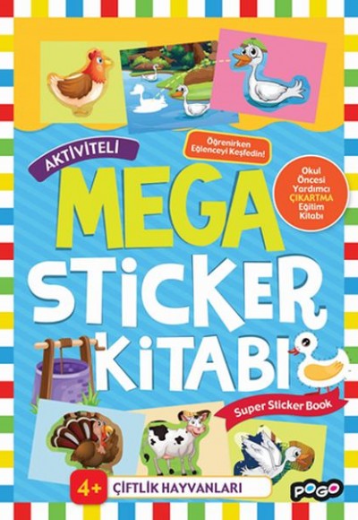 Mega Sticker Çiftlik Hayvanları Mega Sticker Çiftlik Hayvanları