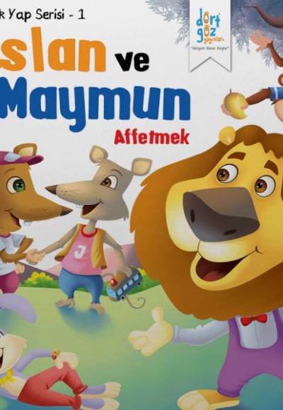 İyilik Yap Serisi 1 - Aslan ve Maymun - Affetmek İyilik Yap Serisi 1 - Aslan ve Maymun - Affetmek