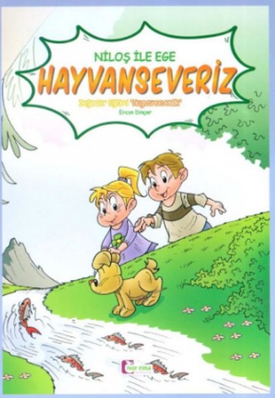Niloş İle Ege - Hayvan Severiz 35*50 Kuşe Kağıt - Renkli Hikaye Niloş İle Ege - Hayvan Severiz 35*50 Kuşe Kağıt - Renkli Hikaye