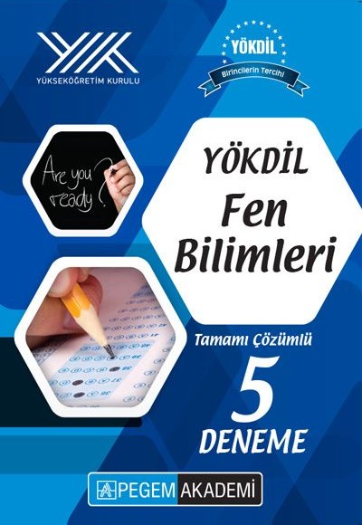 Pegem YÖKDİL Fen Bilimleri Tamamı Çözümlü 5 Deneme Pegem YÖKDİL Fen Bilimleri Tamamı Çözümlü 5 Deneme
