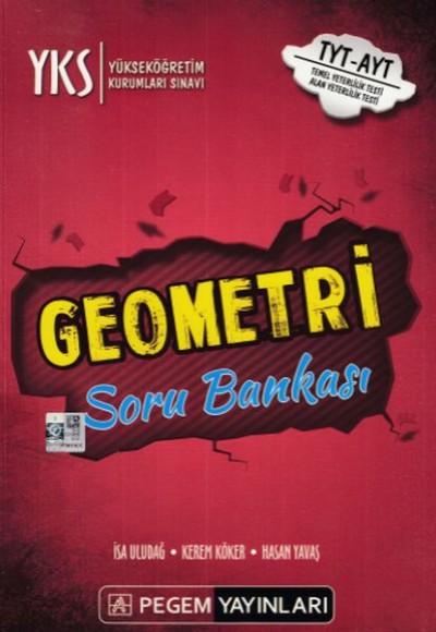 Pegem YKS Geometri Soru Bankası (Yeni) Pegem YKS Geometri Soru Bankası (Yeni)