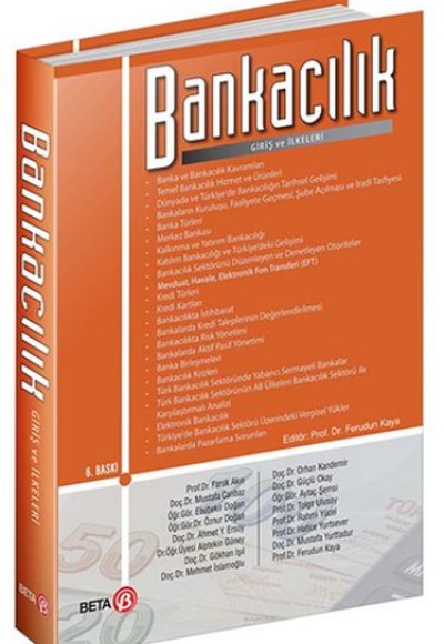 Bankacılık Giriş ve İlkeleri Bankacılık Giriş ve İlkeleri