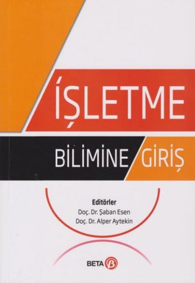 İşletme Bilimine Giriş İşletme Bilimine Giriş