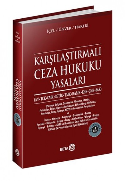 Karşılaştırmalı Ceza Hukuku Yasaları Karşılaştırmalı Ceza Hukuku Yasaları