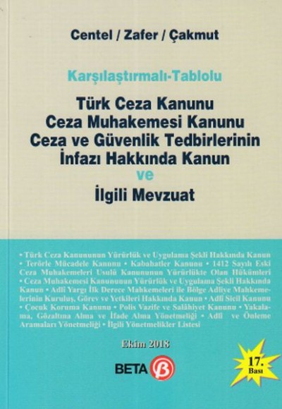 Karşılaştırmalı -Tablolu Türk Ceza Kanuna Ceza Karşılaştırmalı -Tablolu Türk Ceza Kanuna Ceza