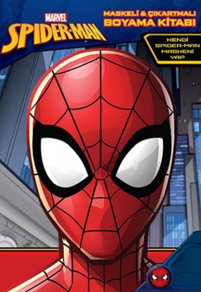 Marvel Spider-Man Maskeli ve Çıkartmalı Boyama Kitabı Marvel Spider-Man Maskeli ve Çıkartmalı Boyama Kitabı