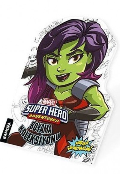 Gamora - Marvel Süper Kahramanlar Boyama Koleksiyonu Gamora - Marvel Süper Kahramanlar Boyama Koleksiyonu