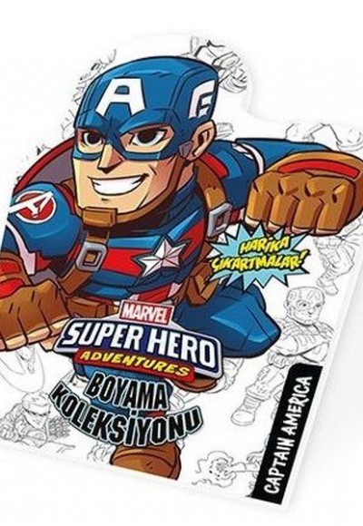Captan America - Marvel Süper Kahramanlar Boyama Koleksiyonu Captan America - Marvel Süper Kahramanlar Boyama Koleksiyonu