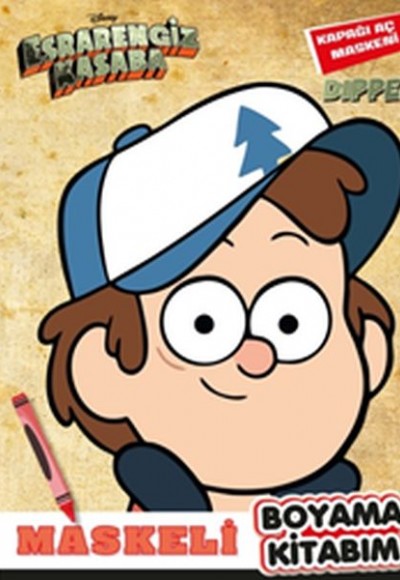 Maskeli Boyama Kitabım Dipper - Esrarengiz Kasaba Maskeli Boyama Kitabım Dipper - Esrarengiz Kasaba