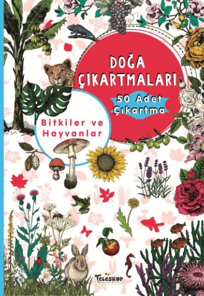 Bitkiler ve Hayvanlar - Doğa Çıkartmaları Bitkiler ve Hayvanlar - Doğa Çıkartmaları