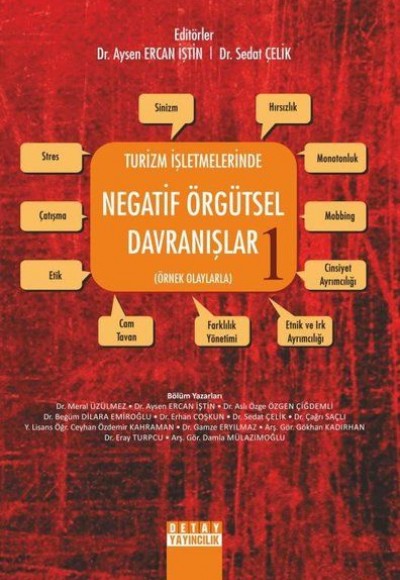 Turizm İşletmelerinde Negatif Örgütsel Davranışlar 1 Turizm İşletmelerinde Negatif Örgütsel Davranışlar 1