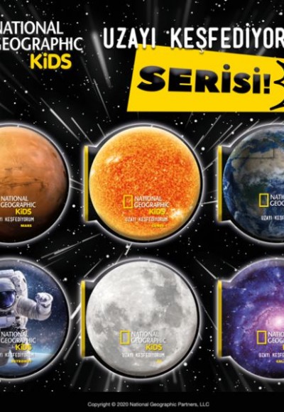 National Geographic Kids - Uzayı Keşfediyorum Mini Set - 6 Kitap Takım National Geographic Kids - Uzayı Keşfediyorum Mini Set - 6 Kitap Takım