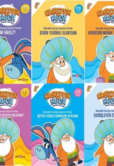 Nasreddin Hoca'yla Zamansız Fıkralar Serisi (6 Kitap Takım) Nasreddin Hoca'yla Zamansız Fıkralar Serisi (6 Kitap Takım)