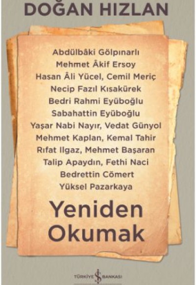 Yeniden Okumak Yeniden Okumak