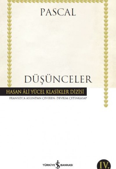 Düşünceler - Hasan Ali Yücel Klasikleri Düşünceler - Hasan Ali Yücel Klasikleri
