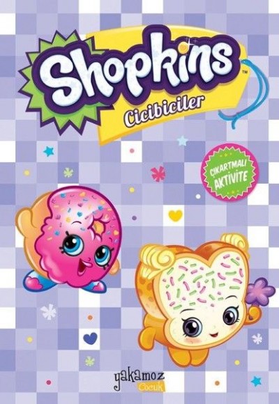 Shopkins Cicibiciler Çıkartmalı Aktivite - Mor Shopkins Cicibiciler Çıkartmalı Aktivite - Mor