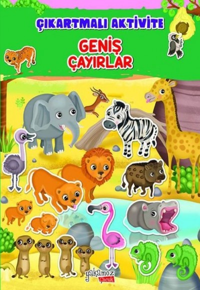 Geniş Çayırlar - Çıkartmalı Aktivite Geniş Çayırlar - Çıkartmalı Aktivite