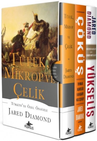 Jared Diamond Seti - 3 Kitap Takım - Tüfek Mikrop ve Çelik Üçlemesi - Ciltsiz Jared Diamond Seti - 3 Kitap Takım - Tüfek Mikrop ve Çelik Üçlemesi - Ciltsiz
