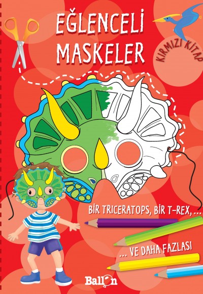 Eğlenceli Maskeler (Kırmızı Kitap)