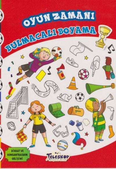 Oyun Zamanı Bulmacalı Boyama Oyun Zamanı Bulmacalı Boyama