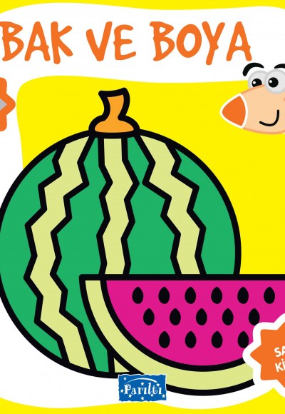 Bak ve Boya Sarı Kitap Bak ve Boya Sarı Kitap