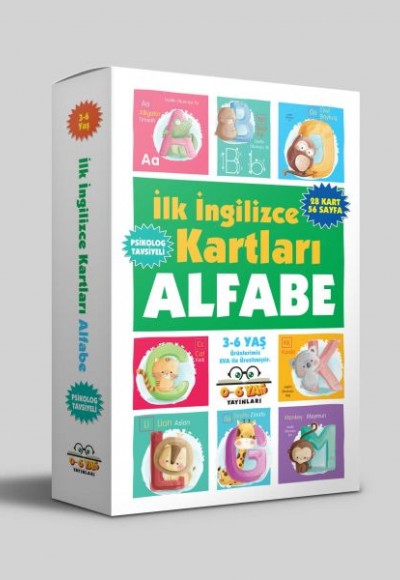 İlk İngilizce Kartları - Alfabe (3-6 Yaş) İlk İngilizce Kartları - Alfabe (3-6 Yaş)