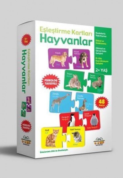 Eşleştirme Kartları Hayvanlar Eşleştirme Kartları Hayvanlar