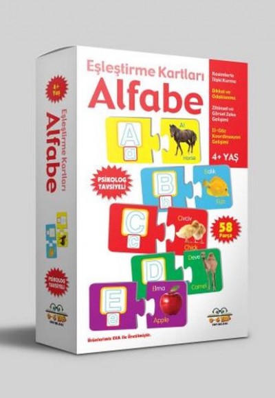Eşleştirme Kartları Alfabe Eşleştirme Kartları Alfabe