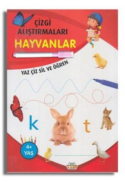 Çizgi Alıştırmaları Hayvanlar Çizgi Alıştırmaları Hayvanlar