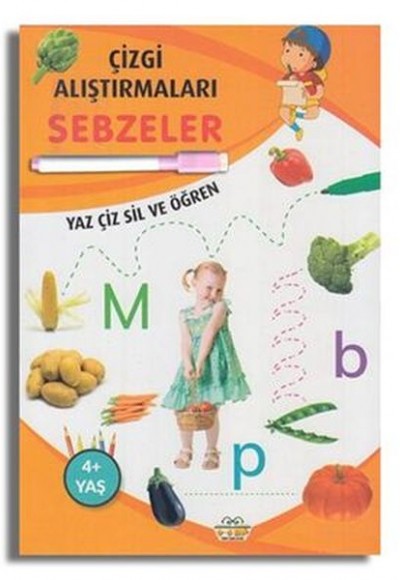 Çizgi Alıştırmaları Sebzeler Çizgi Alıştırmaları Sebzeler