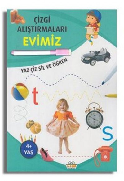 Çizgi Alıştırmaları Evimiz Çizgi Alıştırmaları Evimiz