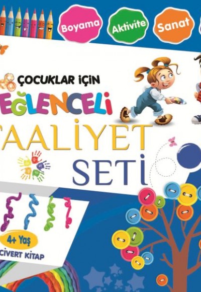 Eğlenceli Faaliyet Seti - Lacivert Kitap - 4+ Yaş Eğlenceli Faaliyet Seti - Lacivert Kitap - 4+ Yaş