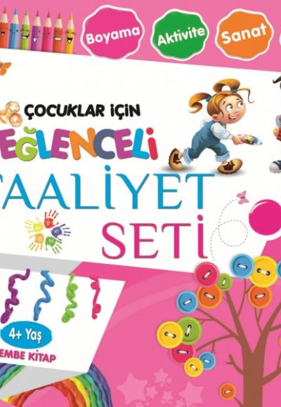 Eğlenceli Faaliyet Seti - Pembe Kitap - 4+ Yaş Eğlenceli Faaliyet Seti - Pembe Kitap - 4+ Yaş