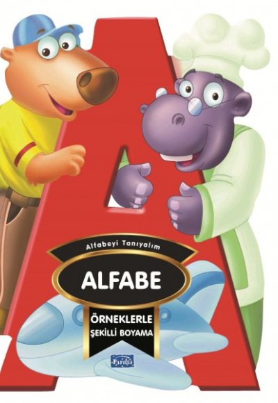 Örneklerle Şekilli Boyama – Alfabe Örneklerle Şekilli Boyama – Alfabe