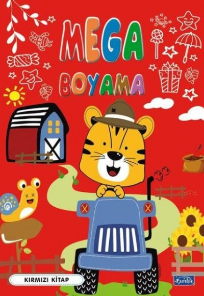 Mega Boyama Kırmızı Kitap Mega Boyama Kırmızı Kitap