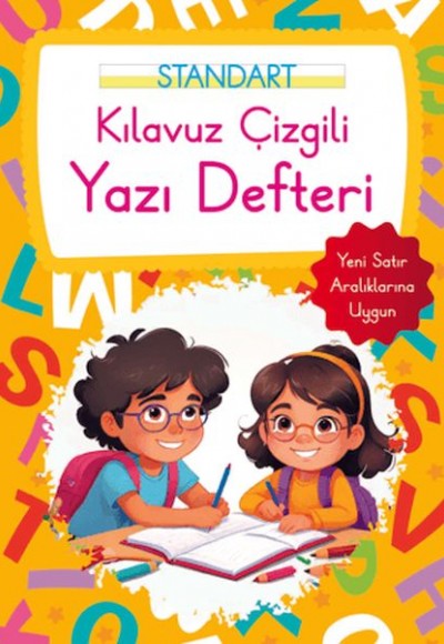 Kılavuz Çizgili Yazı Defteri Büyük Boy - Turuncu Kılavuz Çizgili Yazı Defteri Büyük Boy - Turuncu