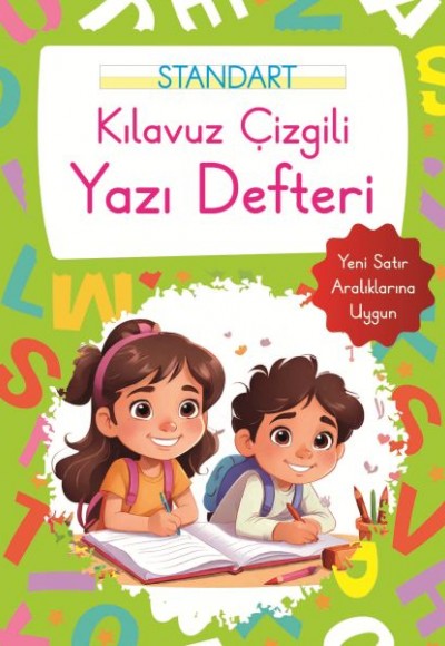 Kılavuz Çizgili Yazı Defteri Büyük Boy - Yeşil Kılavuz Çizgili Yazı Defteri Büyük Boy - Yeşil
