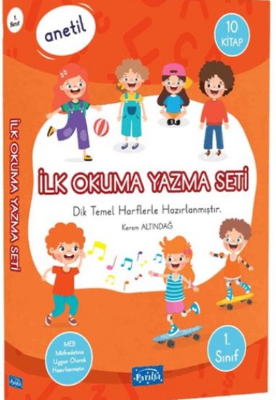 Anetil - İlk Okuma Yazma Seti 10 Kitap Set Anetil - İlk Okuma Yazma Seti 10 Kitap Set