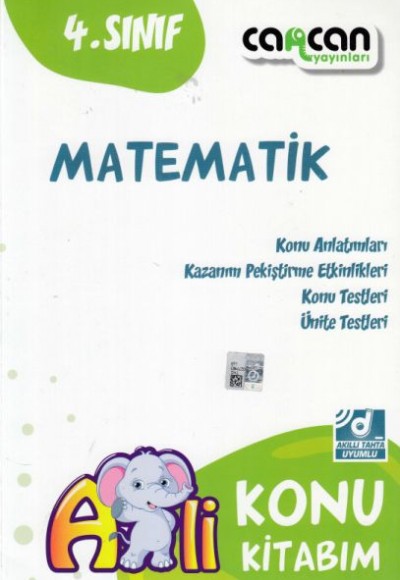 Cancan 4. Sınıf Matematik Afilli Konu Kitabım (Yeni)