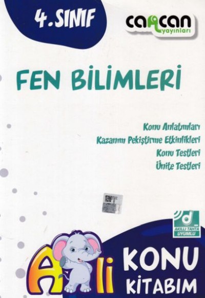 Cancan 4. Sınıf Fen Bilimleri Afilli Konu Kitabım (Yeni)
