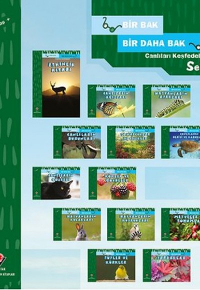 Bir Bak Bir Daha Bak - Canlıları Keşfedelim Seti - 13 Kitap Takım Bir Bak Bir Daha Bak - Canlıları Keşfedelim Seti - 13 Kitap Takım