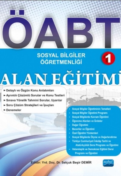 ÖABT Sosyal Bilgiler Öğretmenliği 1 Alan Eğitimi ÖABT Sosyal Bilgiler Öğretmenliği 1 Alan Eğitimi