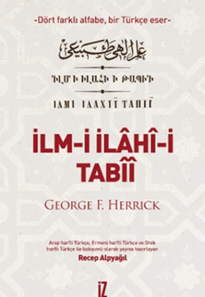 İlm- İ İlâhî-i Tabîî İlm- İ İlâhî-i Tabîî