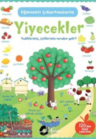 Eğlenceli Çıkartmalarla Yiyecekler Eğlenceli Çıkartmalarla Yiyecekler