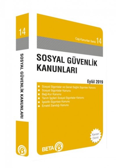 Cep 14 - Sosyal Güvenlik Kanunları Cep 14 - Sosyal Güvenlik Kanunları