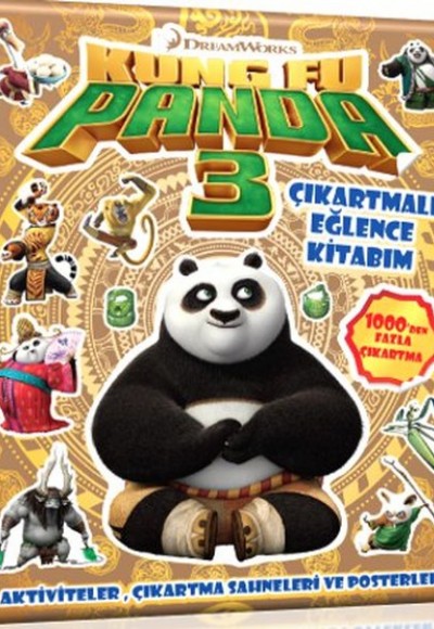 Kung Fu Panda 3 - Çıkartmalı Eğlenceli Kitabım Kung Fu Panda 3 - Çıkartmalı Eğlenceli Kitabım